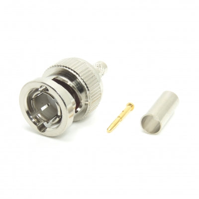 BNC Crimp Connector für Belden 4855R - 12 GHz - 75 Ohm