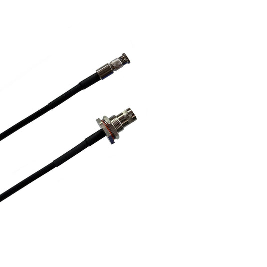 12G Bewerteter BNC-Weiblicher Bulkhead zu HD Micro BNC Belden 4855R HD-SDI Video Adapterkabel