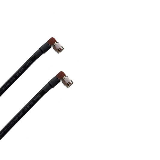 TNC Male Right Angle zu TNC Male Right Angle Times Microwave LMR-400 Kabel 50 Ohm