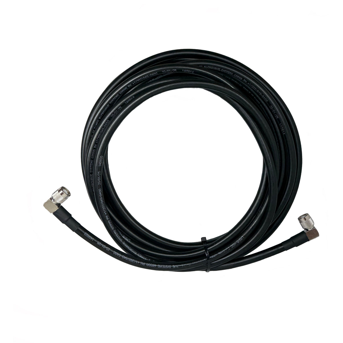 TNC Male Right Angle zu TNC Male Right Angle Times Microwave LMR-400 Kabel 50 Ohm