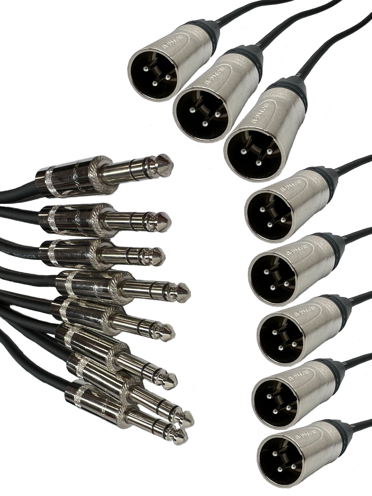 8 Channel XLR Male bis 1/4 Zoll TRS Male Audio - Snake Cable