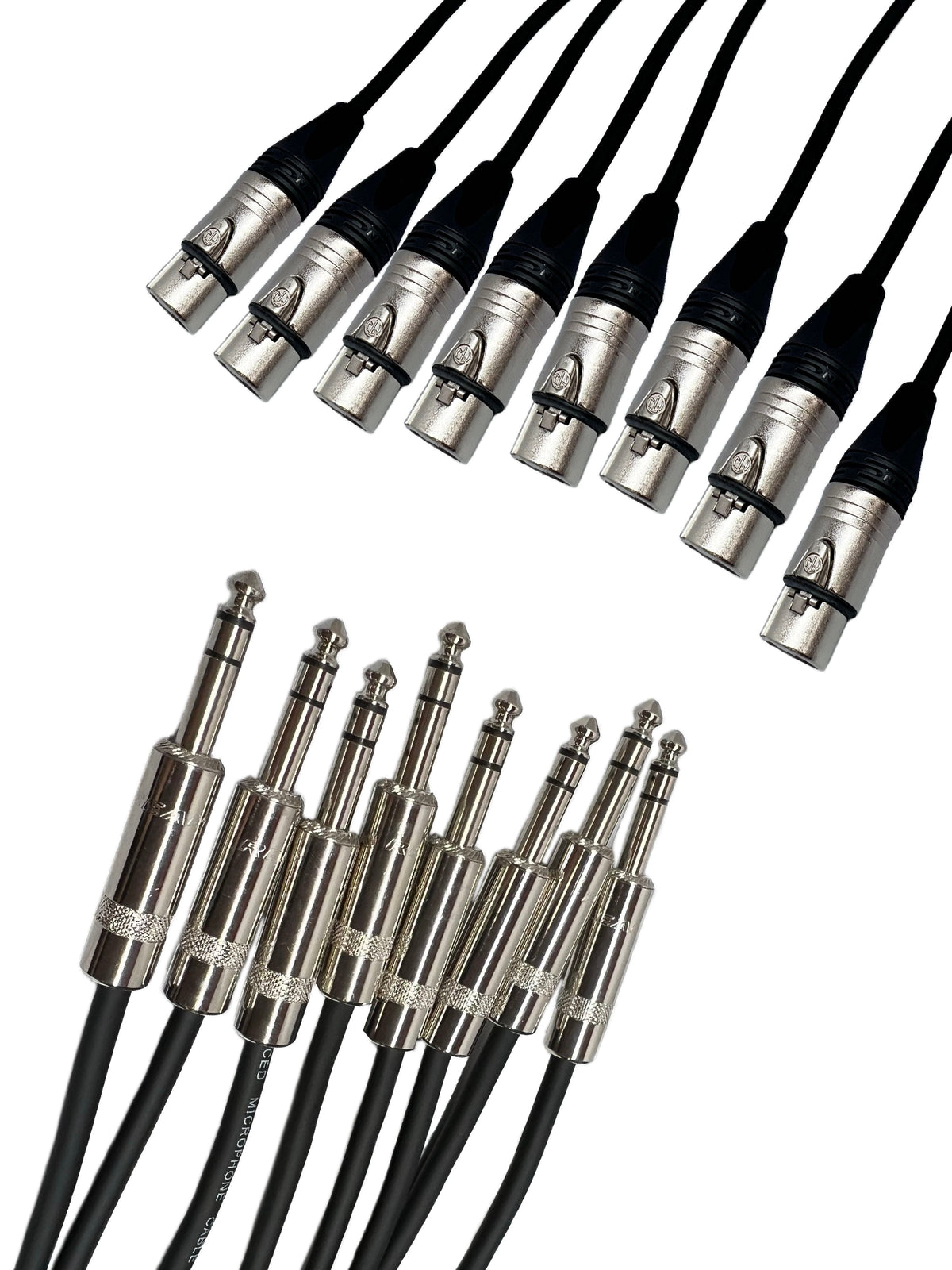 8 Channel XLR Weiblich bis 1/4 Zoll TRS Männlich Audio - Snake Cable