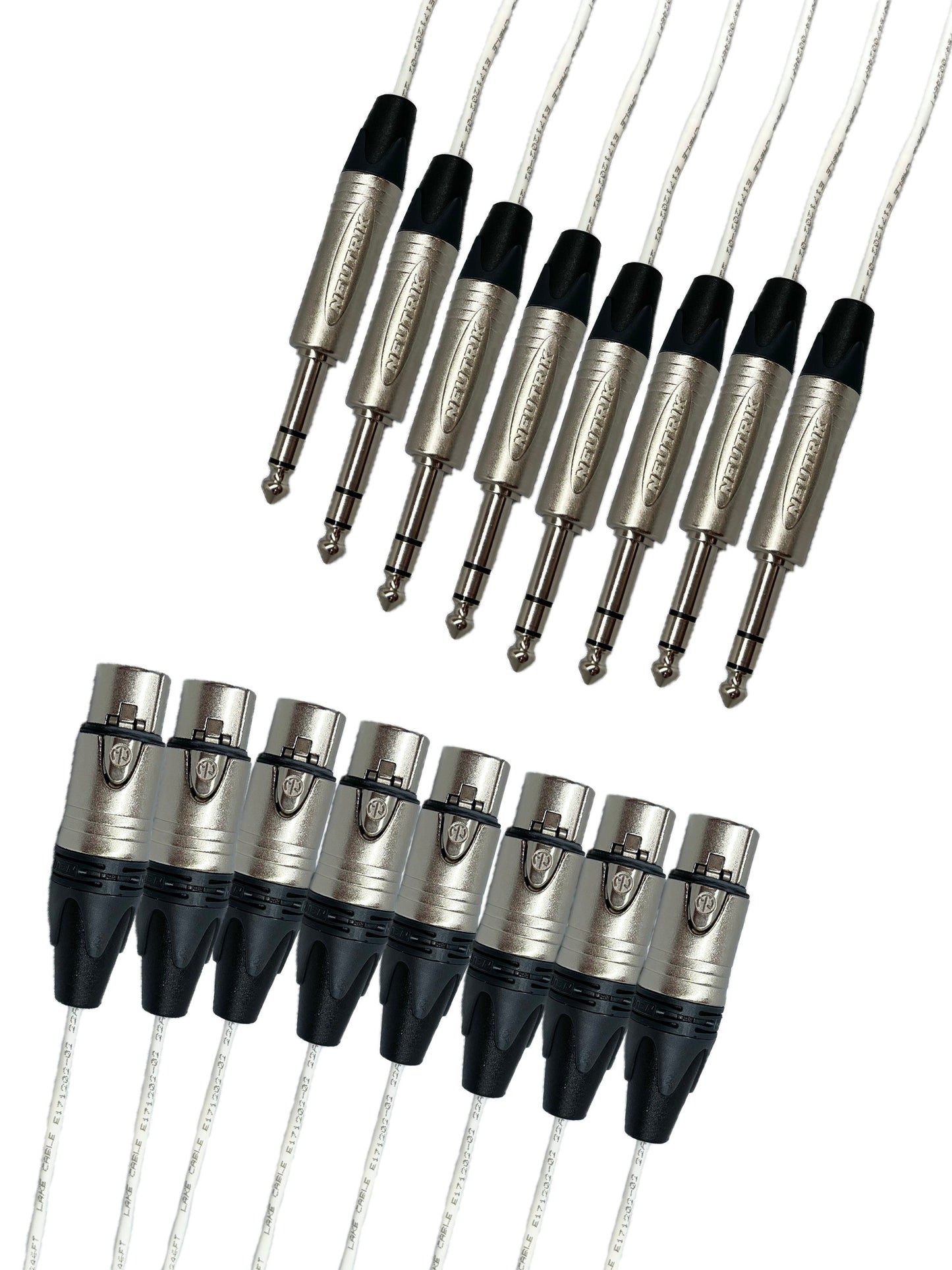 8 Channel XLR Weiblich bis 1/4 Zoll TRS Männlich Audio - Plenum Snake Cable