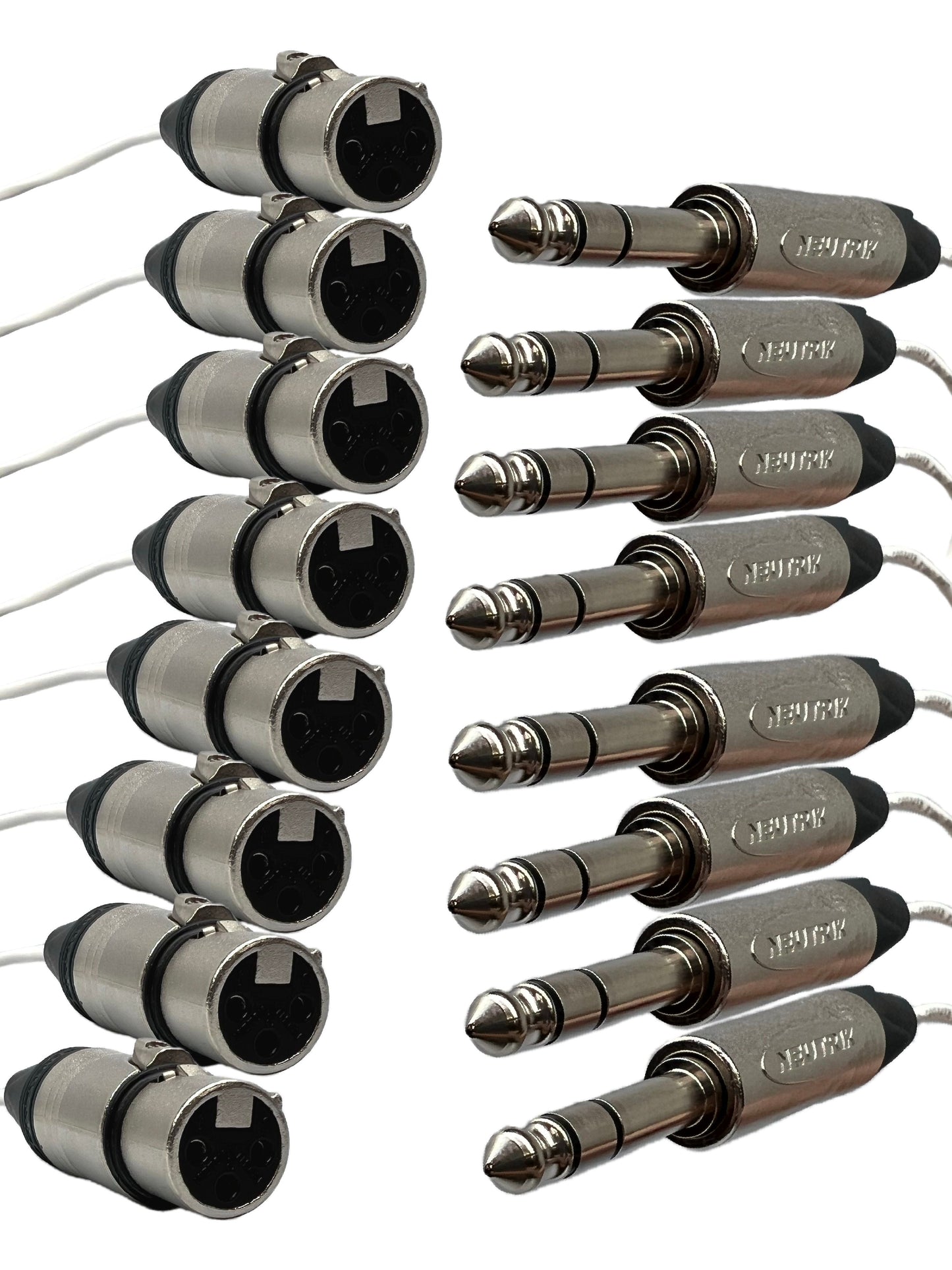 8 Channel XLR Weiblich bis 1/4 Zoll TRS Männlich Audio - Plenum Snake Cable