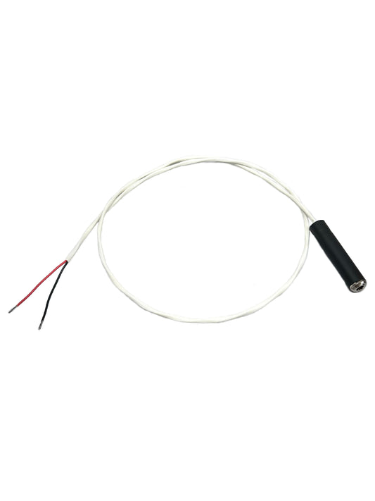 1/4 Zoll TS Mono Female zu Blunt 18 AWG Plenum Cable