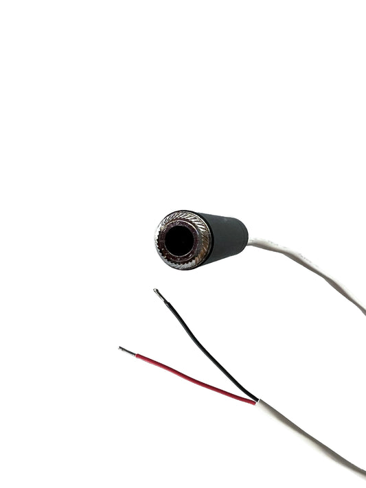 1/4 Zoll TS Mono Female zu Blunt 18 AWG Plenum Cable