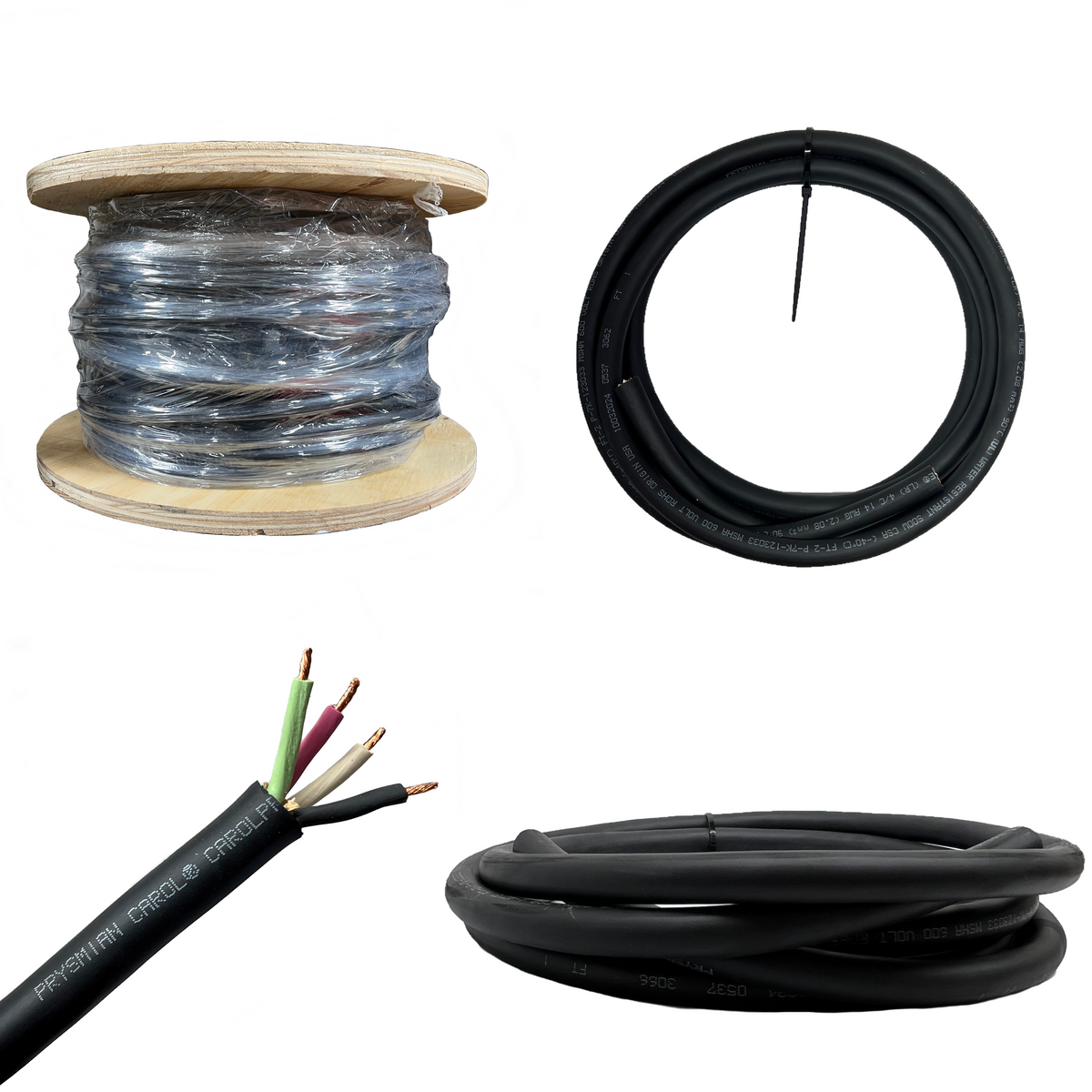 14/4 SOOW, 14 AWG 4 Leitkabel tragbares Stromkabel 600 Volt