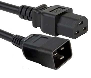 Heavy Duty 12 AWG Power Cord (C20 bis C21) 20 AMP