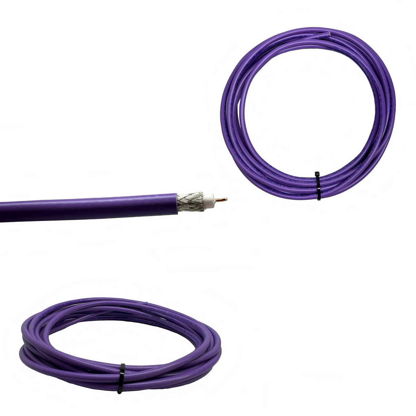 Belden 1694A RG-6/U Koaxialkabel für Audio und Video 18AWG, 75 Ohm, 6GHz - USA