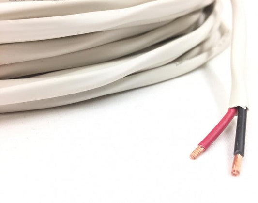 Belden 6100UE 14 AWG 2 Dirigent CL2P Plenum Jacket - 1000 Foot Box - Schwarz