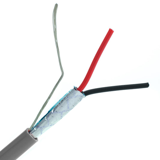 18 AWG 2 Leiter Stranded Shielded PVC Kabel