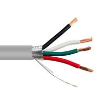 18 AWG 4 Leiter Stranded Shielded PVC Kabel 1000ft Reelex Box