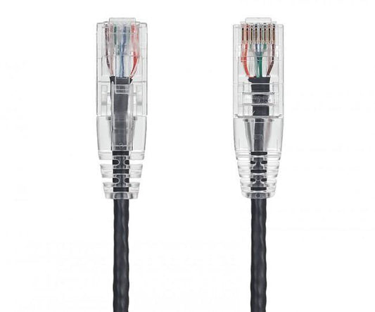 Slim CAT6 Ethernet Patch Kabel 28 AWG Molded Boot