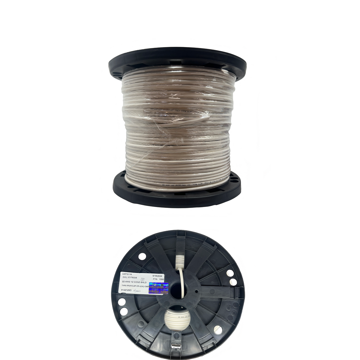 22 AWG 12 Leiter Stranded Shielded Plenum CMP Kabel