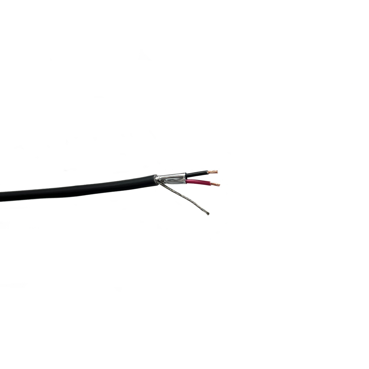 22 AWG 2 Conductor Stranded Shielded Plenum Cable (500ft, 1000ft)