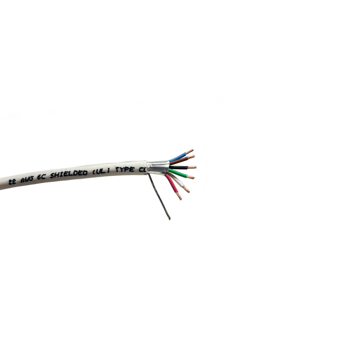 22 AWG 6 Leiter Stranded Shielded Plenum CMP Kabel