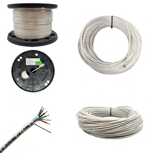 22 AWG 6 Leiter Stranded Shielded Plenum CMP Kabel