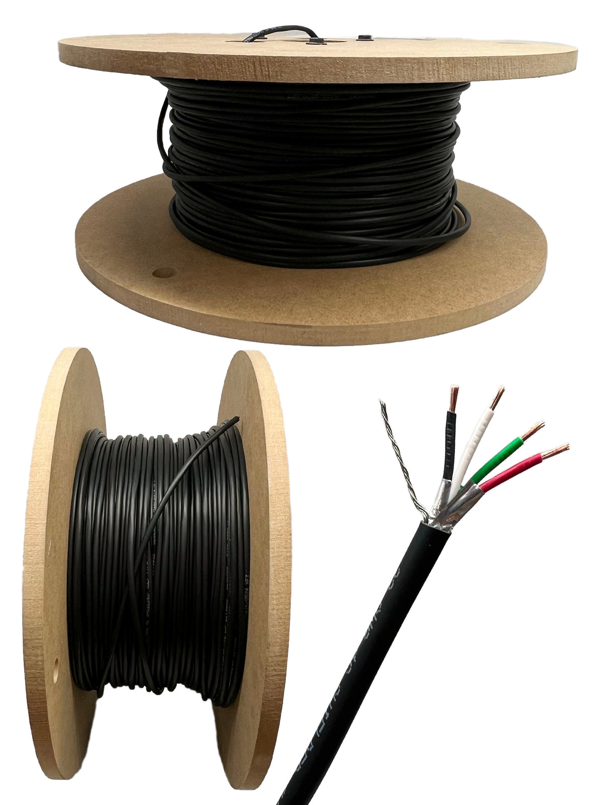 22 AWG 4 Leiter Stranded Shielded Plenum CMP Kabel