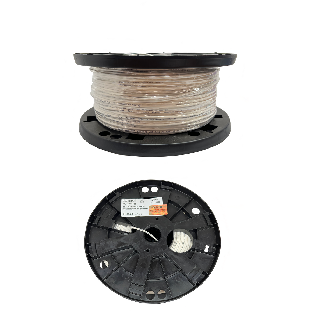 22 AWG 4 Leiter Stranded Shielded Plenum CMP Kabel