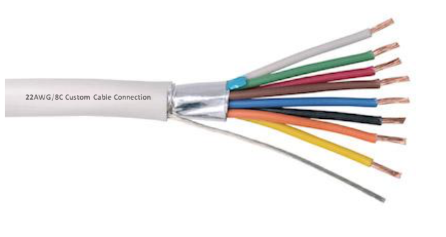 22 AWG 8 Leiter Stranded Shielded Plenum CMP Kabel