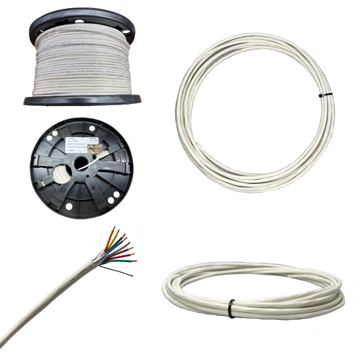 22 AWG 8 Leiter Stranded Shielded Plenum CMP Kabel