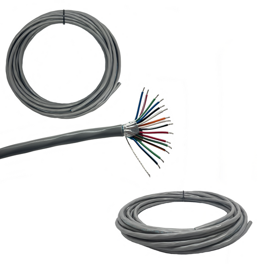 24 AWG 15 Leitfähigkeitsgeschirmte PVC-Kabeljacke - verkauft pro Fuß