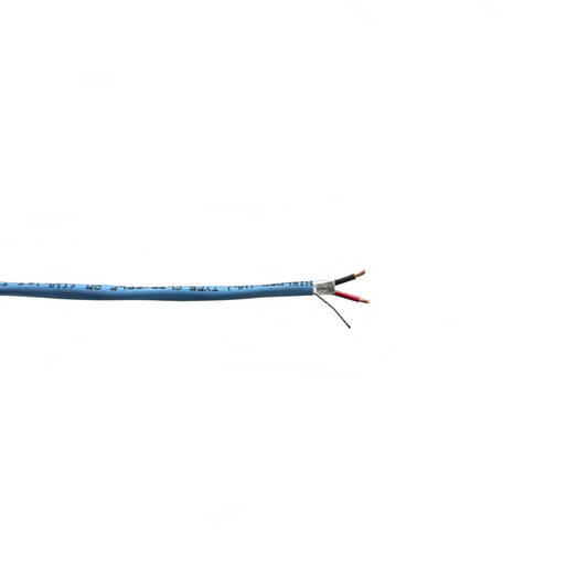 18 AWG 2 Leiter Stranded Shielded Blue Kabel 1000ft Spool