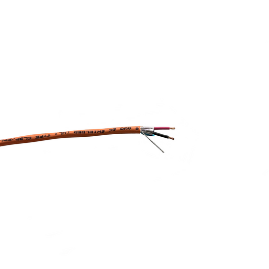 18 AWG 2 Leiter Stranded Shielded Orange Kabel 1000ft Spool