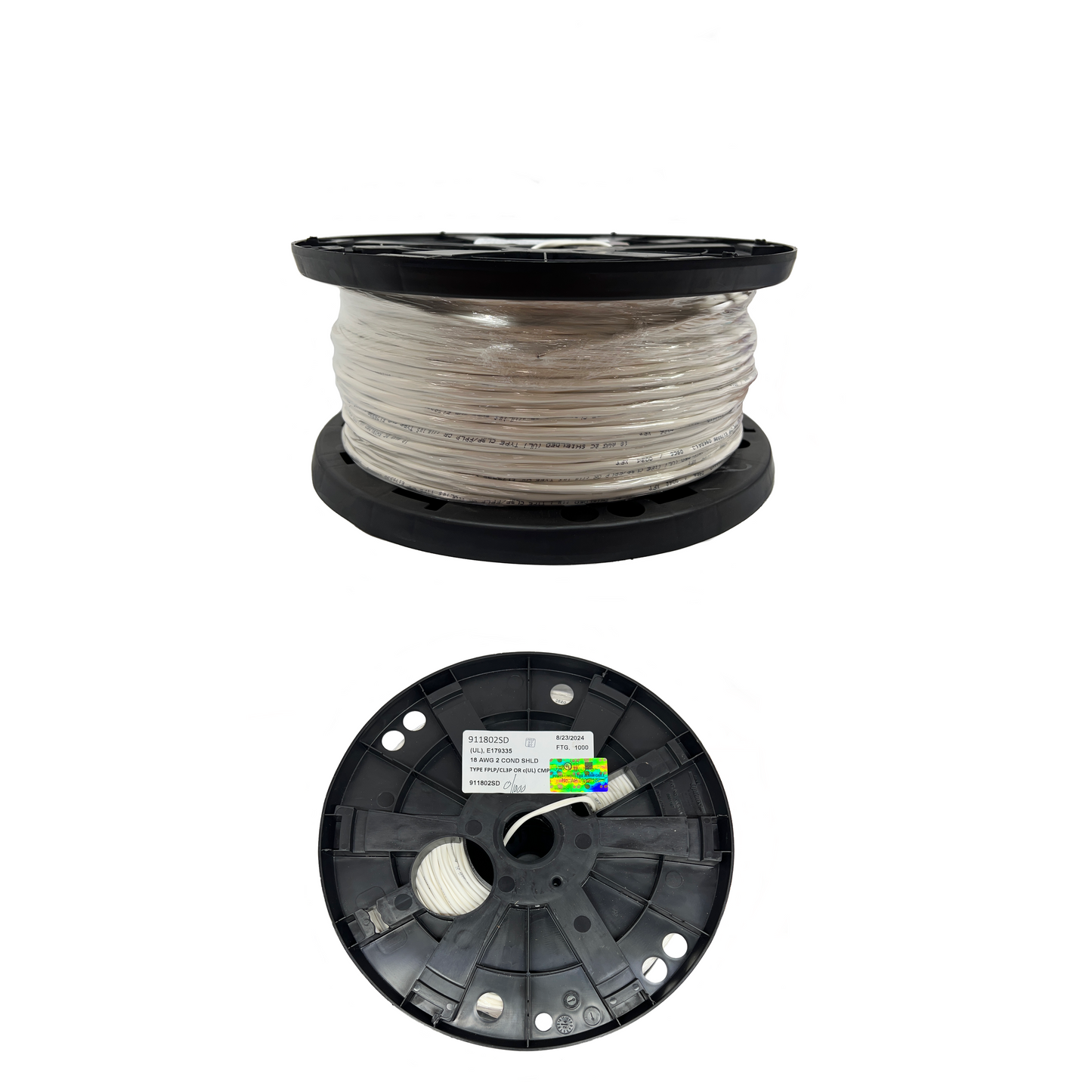18 AWG 2 Leiter Stranded Shielded Plenum Lautsprecher und LED-Beleuchtung Kabel