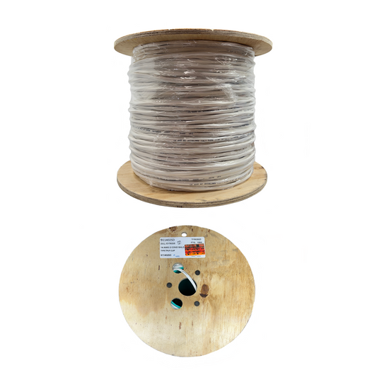 14 AWG 2 Conductor Plenum Abgeschirmt CL3P Sicherheits-Alarmkabel 500ft und 1000ft Spools