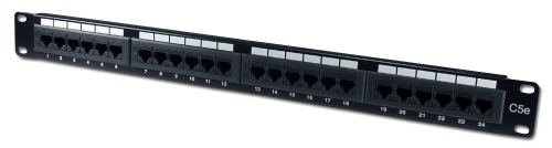 Cat5e Patch Panel 110 Block 568A & 568B Kompatibel (12, 24, 48 und 96 Port)