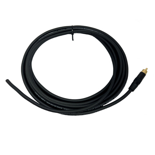 Pro Audio RCA Male to Blunt 24 AWG Kabel