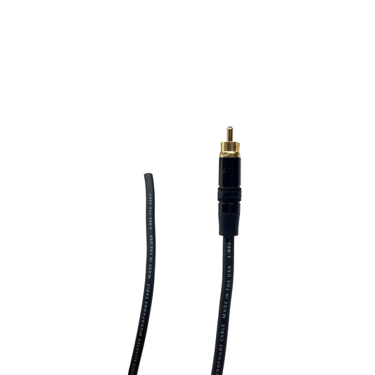 Pro Audio RCA Male to Blunt 24 AWG Kabel