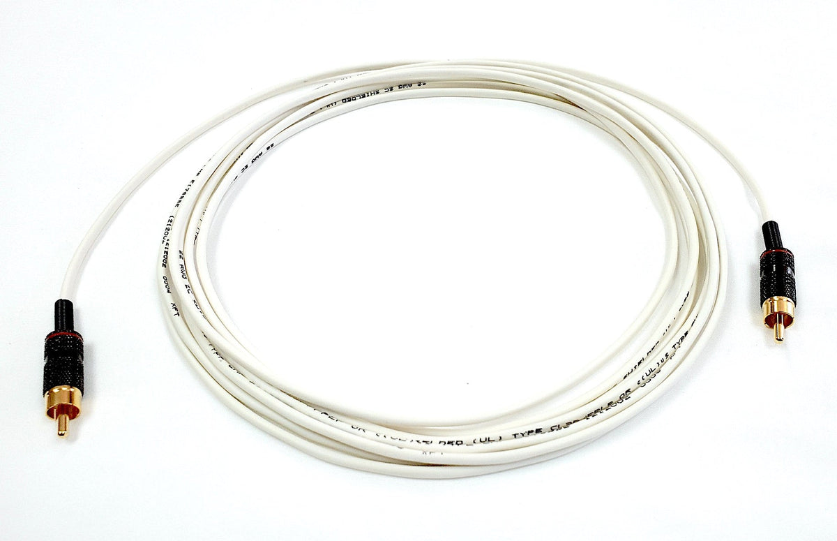 Single RCA Audio Kabel Männlich zu Männlich Installation Grade Plenum Jacke