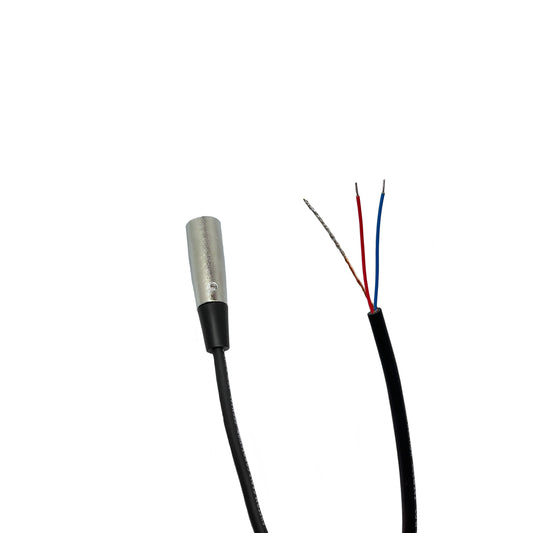 XLR 3 Pin Male to Blunt Installieren von Kabeln - 24 AWG Flexible Shielded Audio Kabel