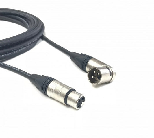 XLR Audiokabel mit männlichen rechten Winkel zu weiblichen geraden Neutrik-Anschlüssen