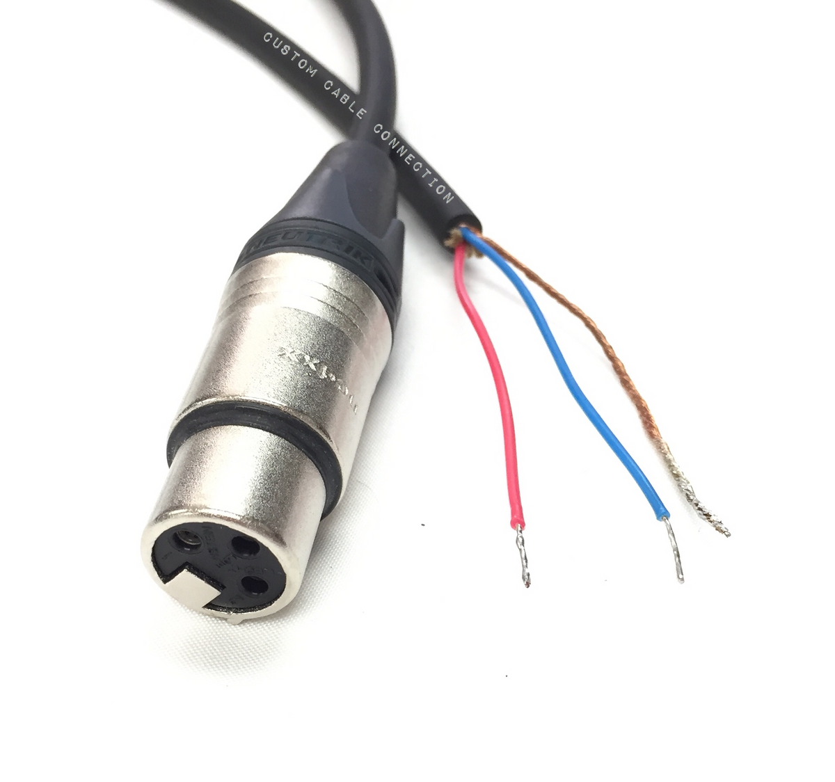 XLR 3 Pin-to-Blenden Installationskabel mit Neutrik XLR-Anschlüsse (männliche oder weibliche Optionen)
