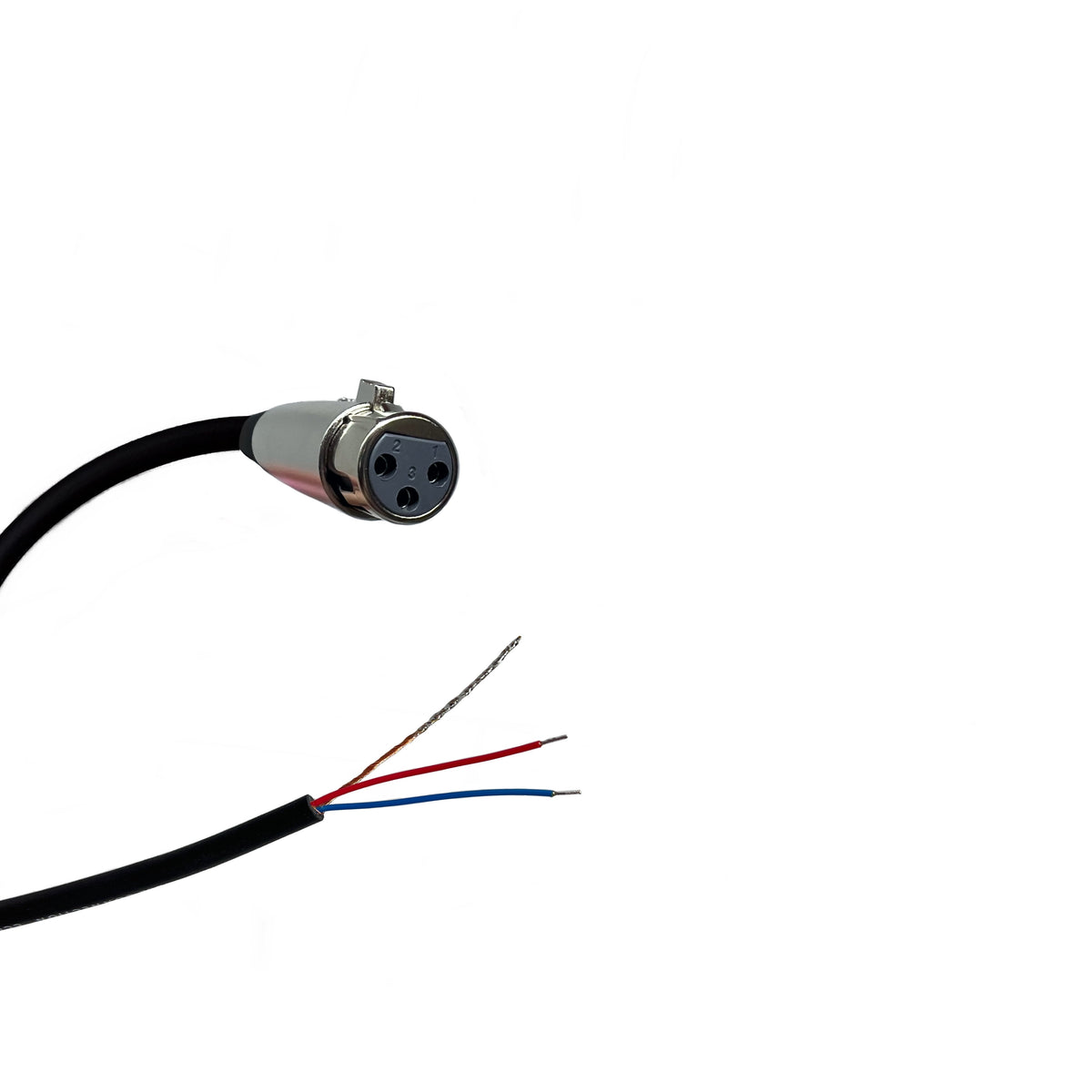 XLR 3 Pin Female zu Blunt Installieren Kabel