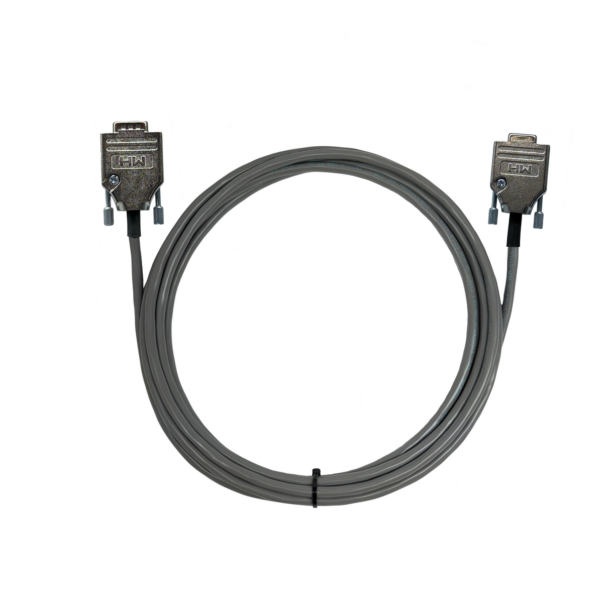 Serienkabel DB9 Männlich bis weiblich 24 AWG Alle 9 Pins Wired Gray PVC Jacke