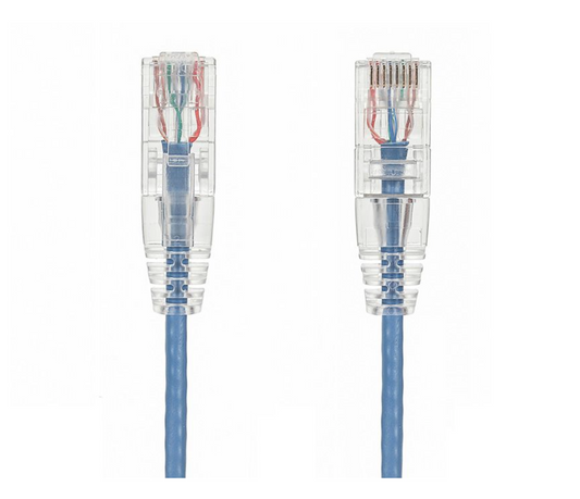 Slim CAT6 Ethernet Patch Kabel 28 AWG Molded Boot