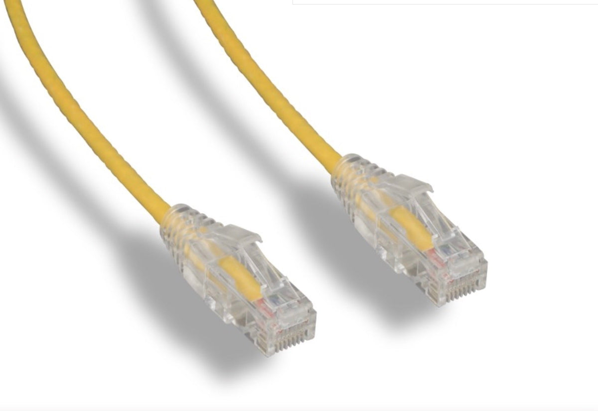 Slim CAT6 Ethernet Patch Kabel 28 AWG Molded Boot