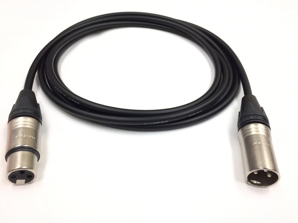 Balanced XLR Canare Star Quad Mikrofonkabel männlich bis weiblich