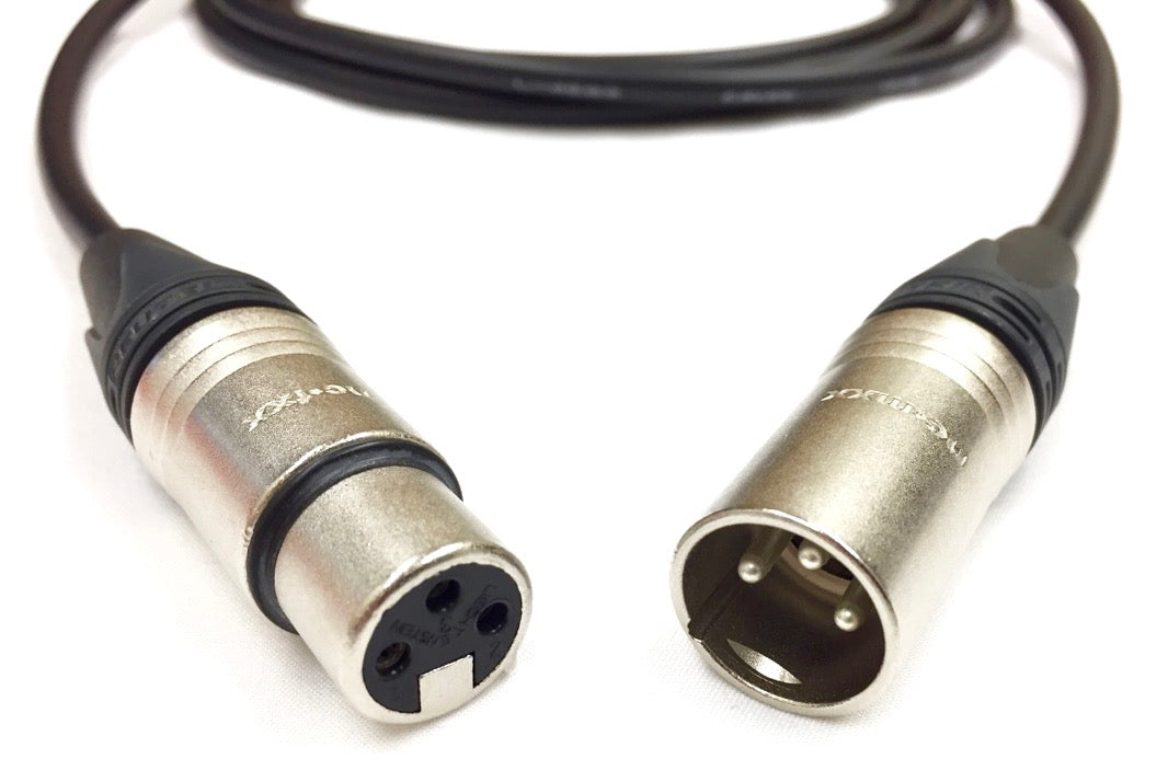 Balanced XLR Canare Star Quad Mikrofonkabel männlich bis weiblich