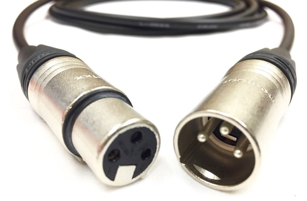 Balanced XLR Canare Star Quad Mikrofonkabel männlich bis weiblich