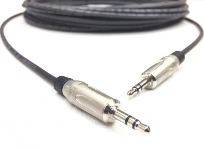 Plenum 3,5mm Stereo Audio Kabel Männlich zu Männlich Bewertete Black Jacket - Installationsgrad