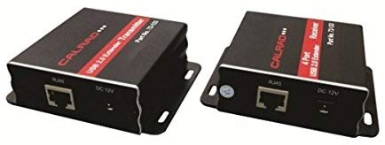 Calrad 72-133 - 4 Port USB 2.0 Extender über UTP Cat5e, Cat6 bis zu 320 Fuß