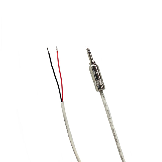 3,5mm Mono to Blunt Plenum CL3P Audio Install Kabel
