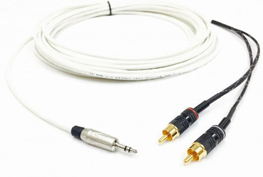 3,5MM bis 2 RCA Stereo Audio Kabel Male to Male - Plenum CL3P Jacke - Installationsgrad
