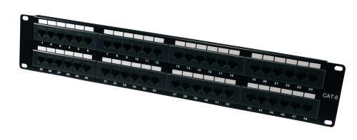 Cat6 Patch Panel 110 Block 568A & 568B Kompatibel (12, 24, 48 und 96 Port)