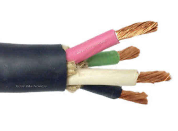 4/4 SOOW, 4 AWG 4 Leitkabel tragbares Stromkabel 600 Volt